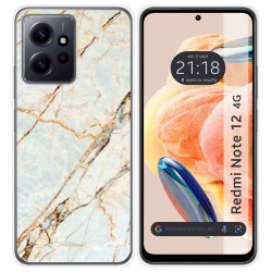 Funda Silicona compatible con Xiaomi Redmi Note 12 4G diseño Mármol 13 Dibujos