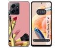 Funda Silicona compatible con Xiaomi Redmi Note 12 4G diseño Brochas Dibujos