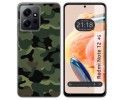Funda Silicona compatible con Xiaomi Redmi Note 12 4G diseño Camuflaje Dibujos
