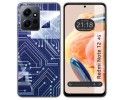 Funda Silicona compatible con Xiaomi Redmi Note 12 4G diseño Circuito Dibujos