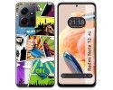 Funda Silicona compatible con Xiaomi Redmi Note 12 4G diseño Comic Dibujos