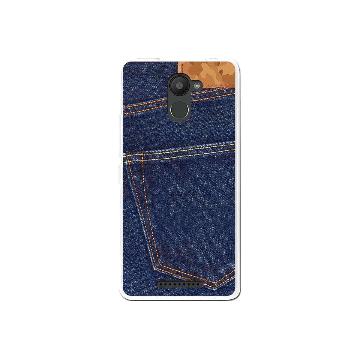 Funda Gel Tpu para Bq Aquaris U Plus Diseño Vaquero Dibujos