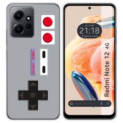 Funda Silicona compatible con Xiaomi Redmi Note 12 4G diseño Consola Dibujos