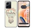 Funda Silicona compatible con Xiaomi Redmi Note 12 4G diseño Creativity Dibujos