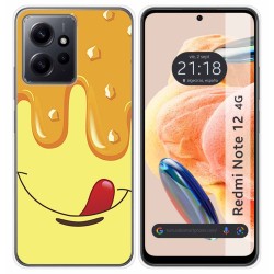 Funda Silicona compatible con Xiaomi Redmi Note 12 4G diseño Helado Vainilla Dibujos