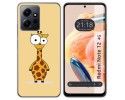 Funda Silicona compatible con Xiaomi Redmi Note 12 4G diseño Jirafa Dibujos