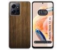 Funda Silicona compatible con Xiaomi Redmi Note 12 4G diseño Madera Dibujos