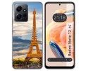 Funda Silicona compatible con Xiaomi Redmi Note 12 4G diseño Paris Dibujos