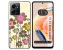 Funda Silicona compatible con Xiaomi Redmi Note 12 4G diseño Primavera En Flor Dibujos