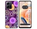Funda Silicona compatible con Xiaomi Redmi Note 12 4G diseño Radial Dibujos