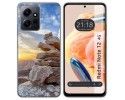 Funda Silicona compatible con Xiaomi Redmi Note 12 4G diseño Sunset Dibujos