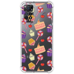 Funda Silicona Antigolpes compatible con Xiaomi Redmi Note 12 Pro 4G diseño Dulces 01 Dibujos
