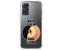 Funda Silicona Antigolpes compatible con Xiaomi Redmi Note 12 Pro 4G diseño Hombre Escalada Dibujos