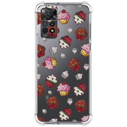 Funda Silicona Antigolpes compatible con Xiaomi Redmi Note 12 Pro 4G diseño Muffins Dibujos
