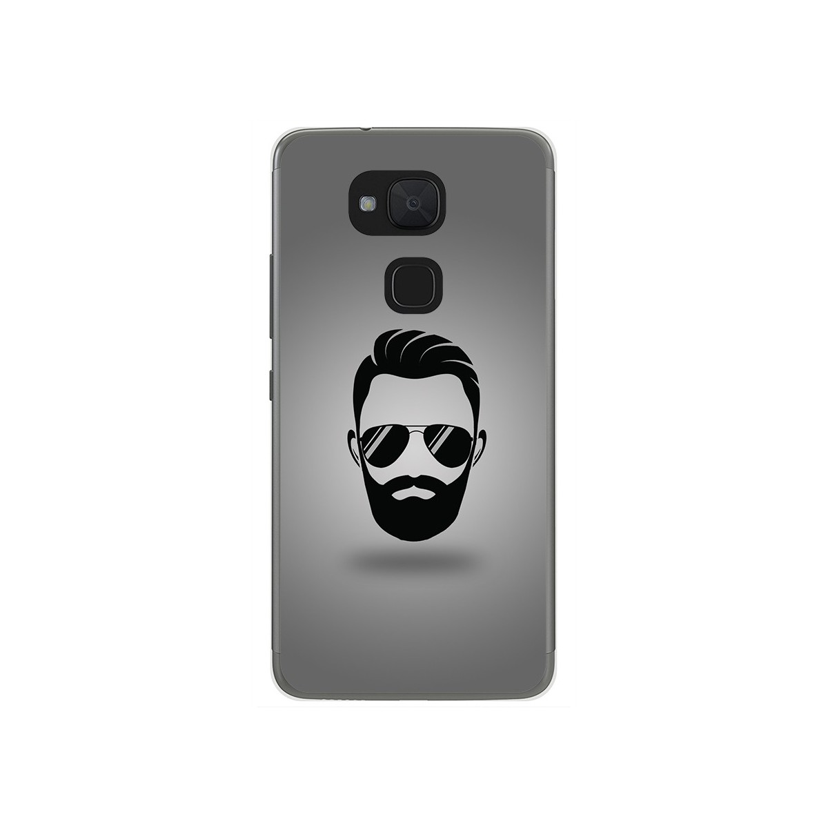 Funda Gel Tpu para Bq Aquaris V / Vs Diseño Barba Dibujos