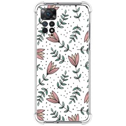 Funda Silicona Antigolpes compatible con Xiaomi Redmi Note 12 Pro 4G diseño Flores 01 Dibujos