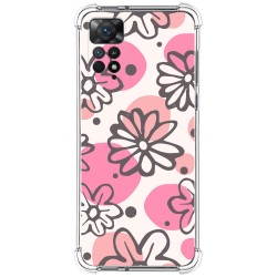 Funda Silicona Antigolpes compatible con Xiaomi Redmi Note 12 Pro 4G diseño Flores 09 Dibujos