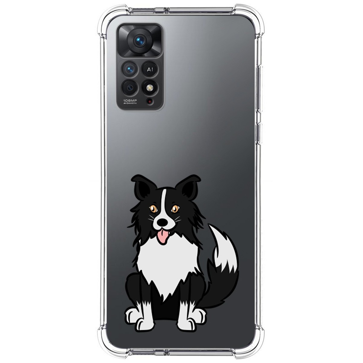 Funda Silicona Antigolpes compatible con Xiaomi Redmi Note 12 Pro 4G diseño Perros 01 Dibujos