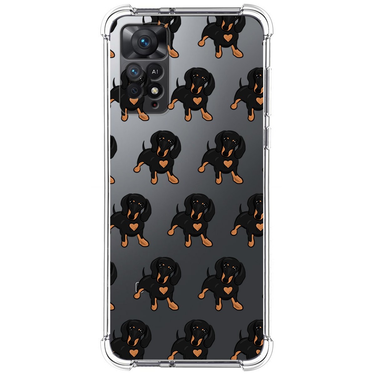 Funda Silicona Antigolpes compatible con Xiaomi Redmi Note 12 Pro 4G diseño Perros 10 Dibujos