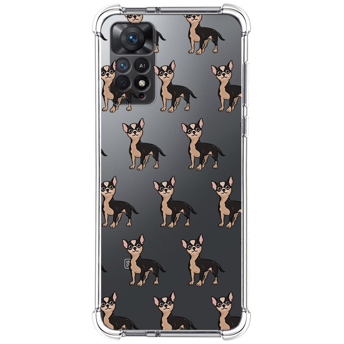 Funda Silicona Antigolpes compatible con Xiaomi Redmi Note 12 Pro 4G diseño Perros 11 Dibujos