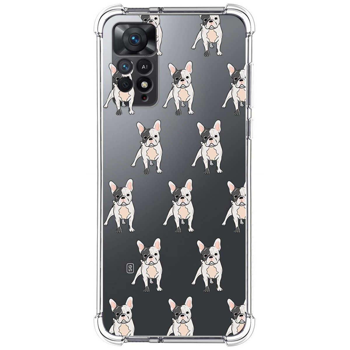 Funda Silicona Antigolpes compatible con Xiaomi Redmi Note 12 Pro 4G diseño Perros 12 Dibujos