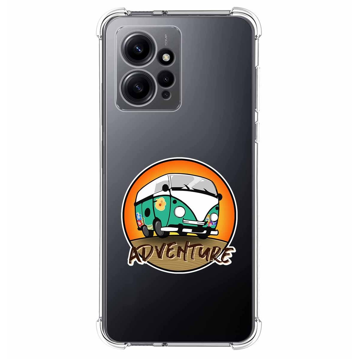 Funda Silicona Antigolpes compatible con Xiaomi Redmi Note 12 4G diseño Adventure Dibujos