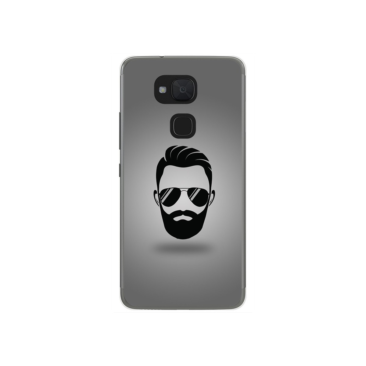 Funda Gel Tpu para Bq Aquaris V Plus / Vs Plus Diseño Barba Dibujos