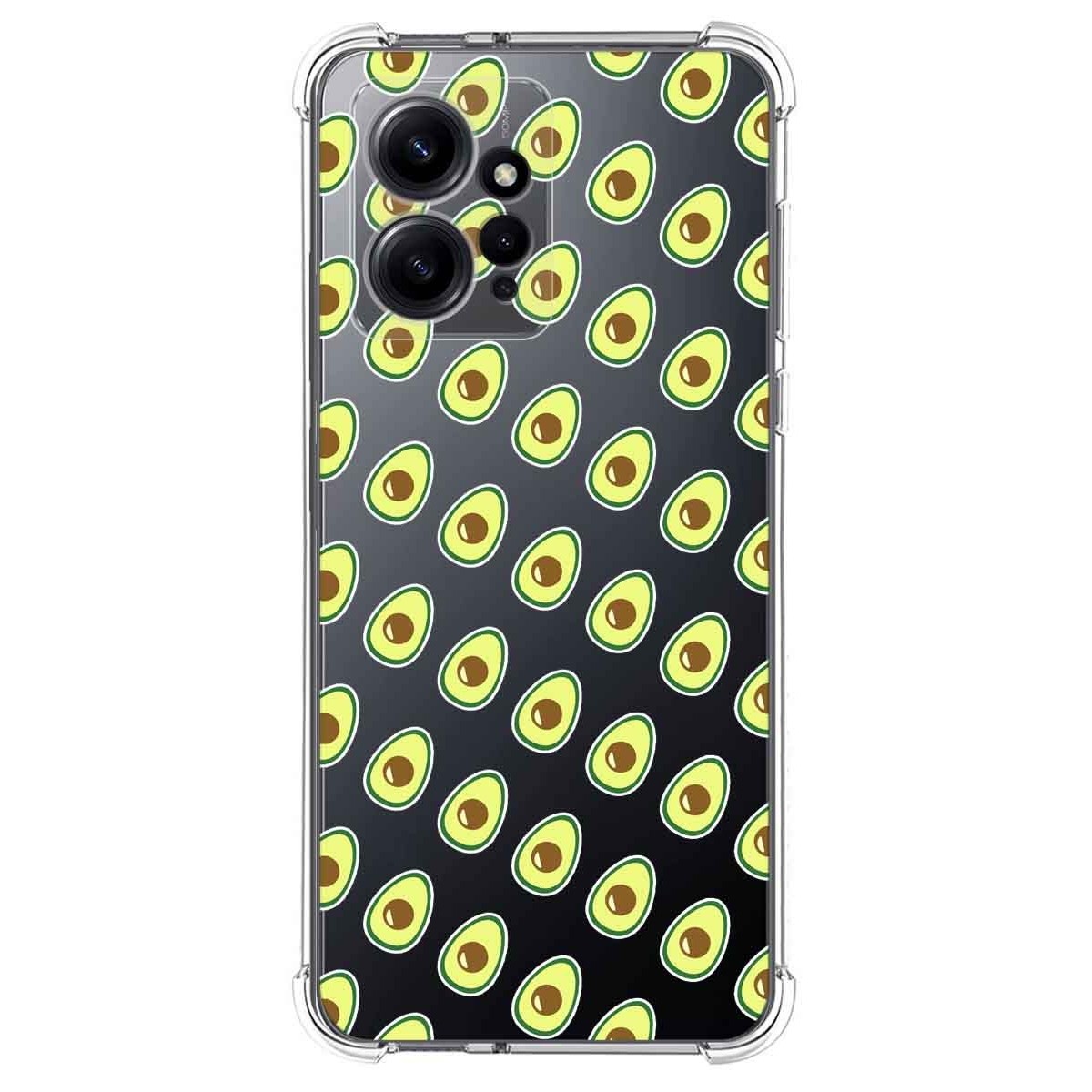 Funda Silicona Antigolpes compatible con Xiaomi Redmi Note 12 4G diseño Aguacate Dibujos