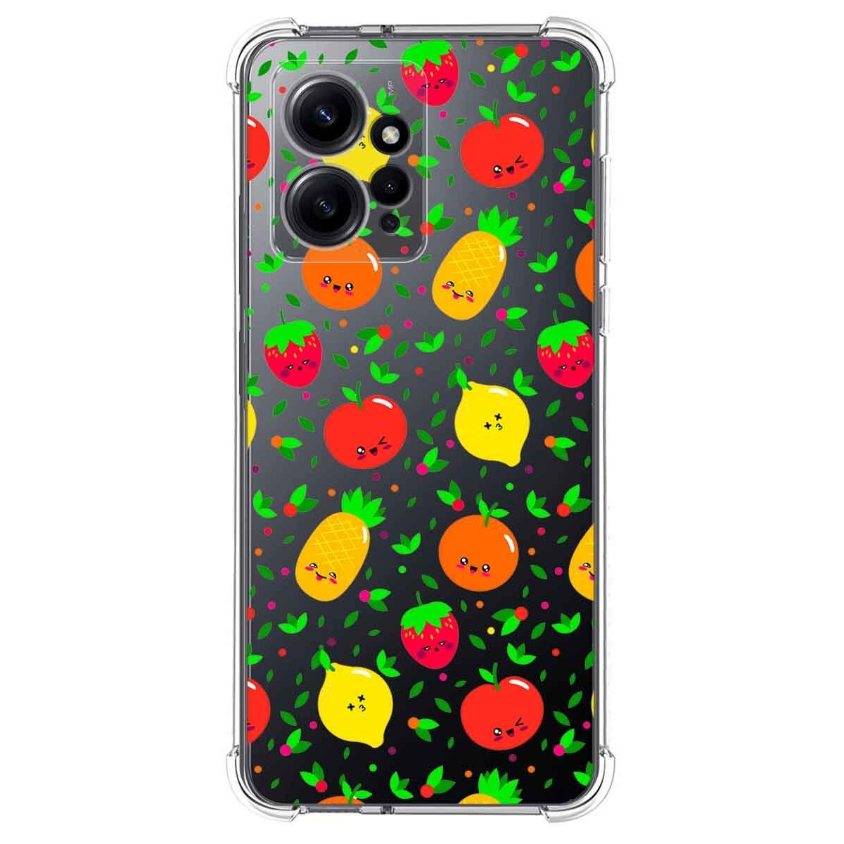 Funda Silicona Antigolpes compatible con Xiaomi Redmi Note 12 4G diseño Frutas 01 Dibujos