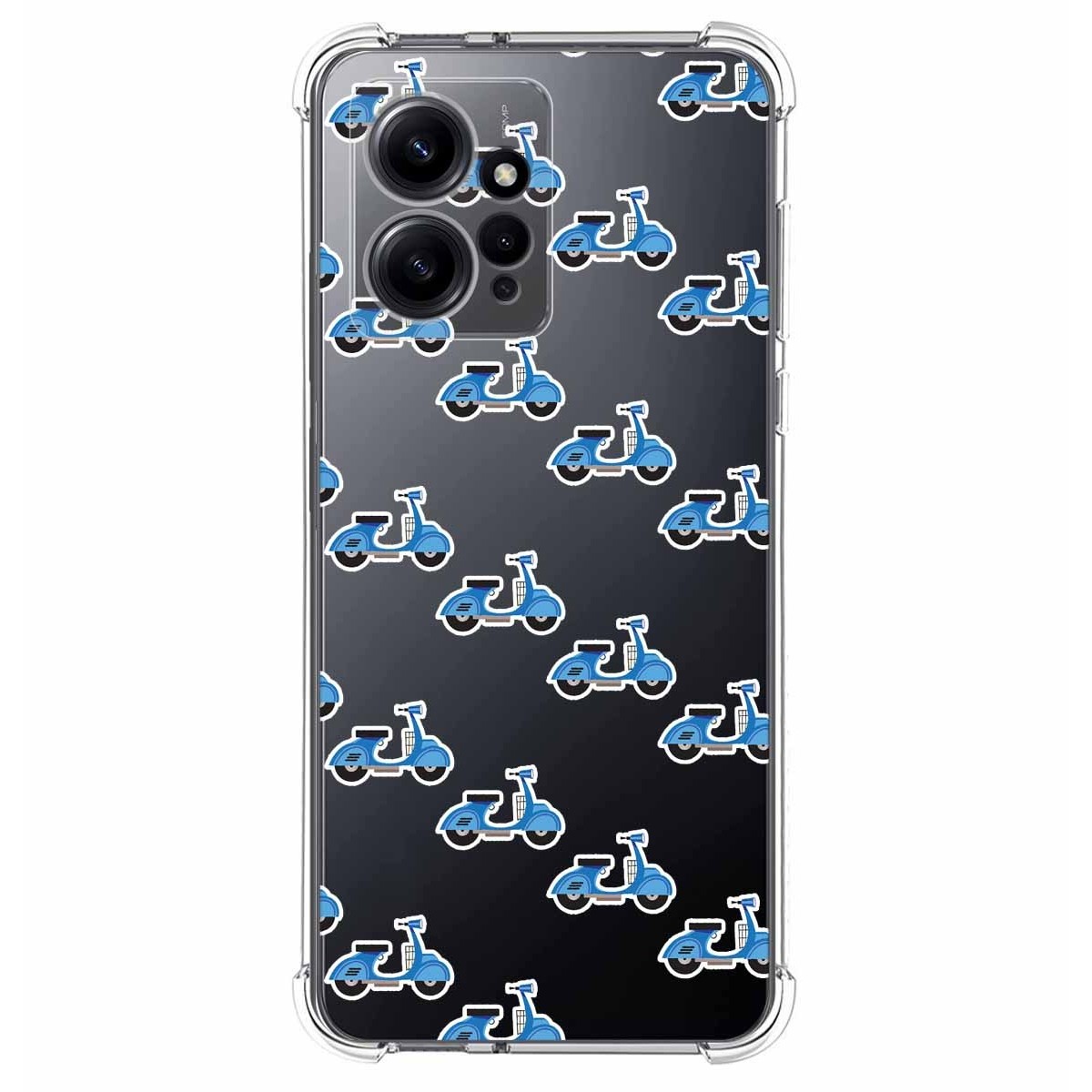 Funda Silicona Antigolpes compatible con Xiaomi Redmi Note 12 4G diseño Scooter Dibujos