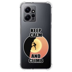 Funda Silicona Antigolpes compatible con Xiaomi Redmi Note 12 4G diseño Hombre Escalada Dibujos