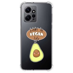 Funda Silicona Antigolpes compatible con Xiaomi Redmi Note 12 4G diseño Vegan Life Dibujos