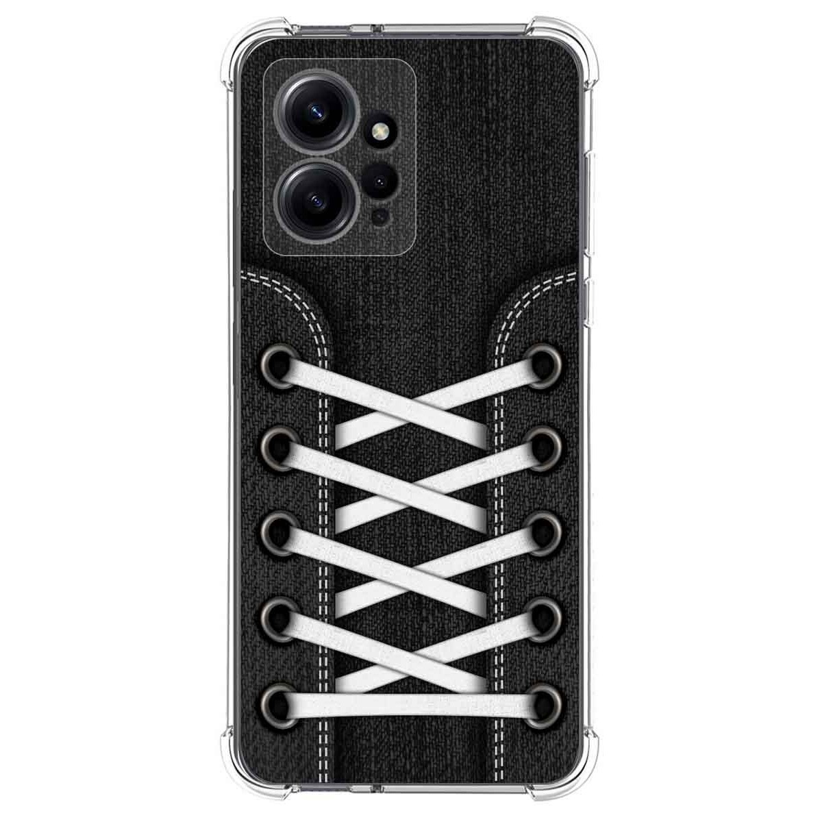 Funda Silicona Antigolpes compatible con Xiaomi Redmi Note 12 4G diseño Zapatillas 02 Dibujos