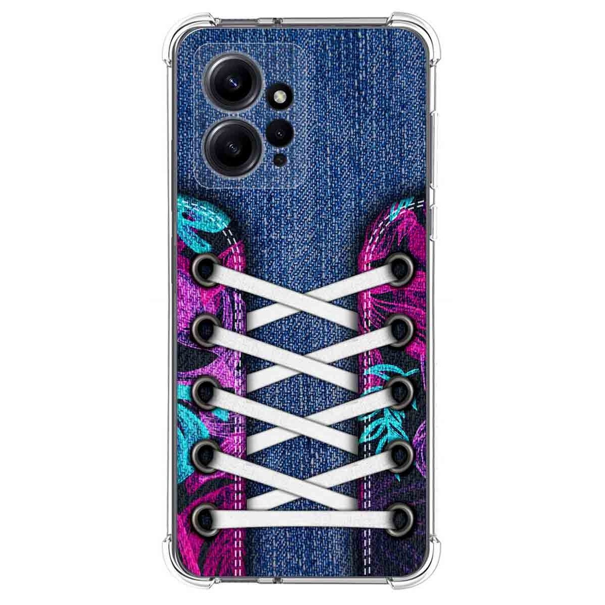 Funda Silicona Antigolpes compatible con Xiaomi Redmi Note 12 4G diseño Zapatillas 06 Dibujos