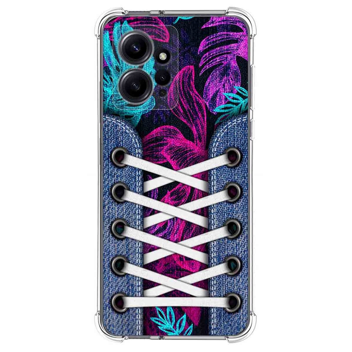 Funda Silicona Antigolpes compatible con Xiaomi Redmi Note 12 4G diseño Zapatillas 07 Dibujos