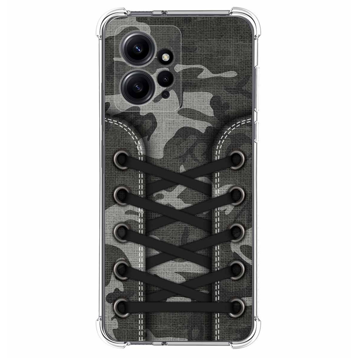 Funda Silicona Antigolpes compatible con Xiaomi Redmi Note 12 4G diseño Zapatillas 15 Dibujos