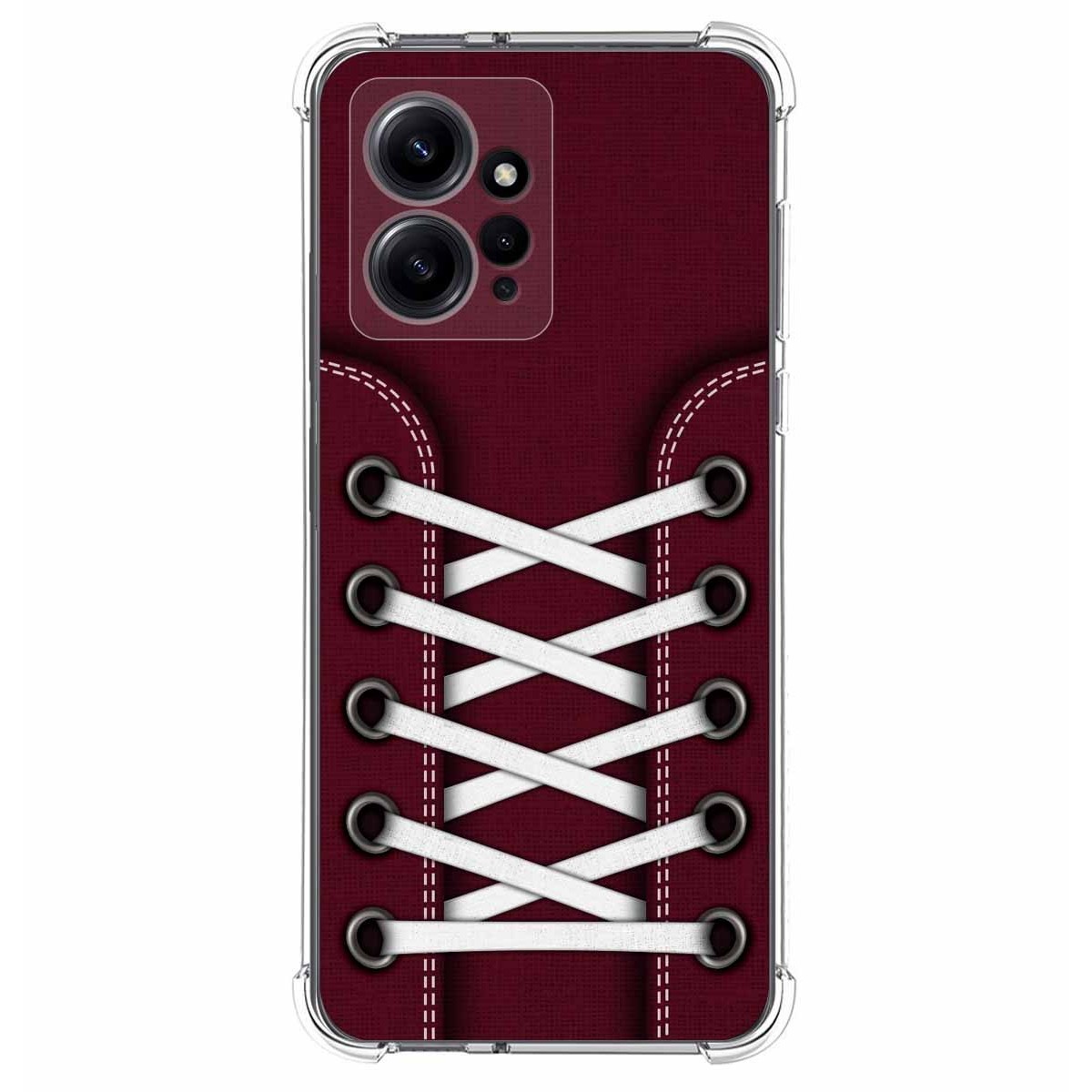 Funda Silicona Antigolpes compatible con Xiaomi Redmi Note 12 4G diseño Zapatillas 17 Dibujos