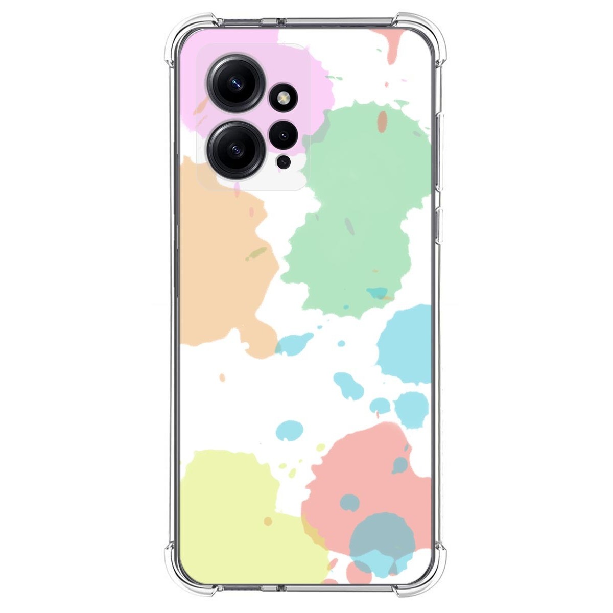 Funda Silicona Antigolpes compatible con Xiaomi Redmi Note 12 4G diseño Acuarela 05 Dibujos