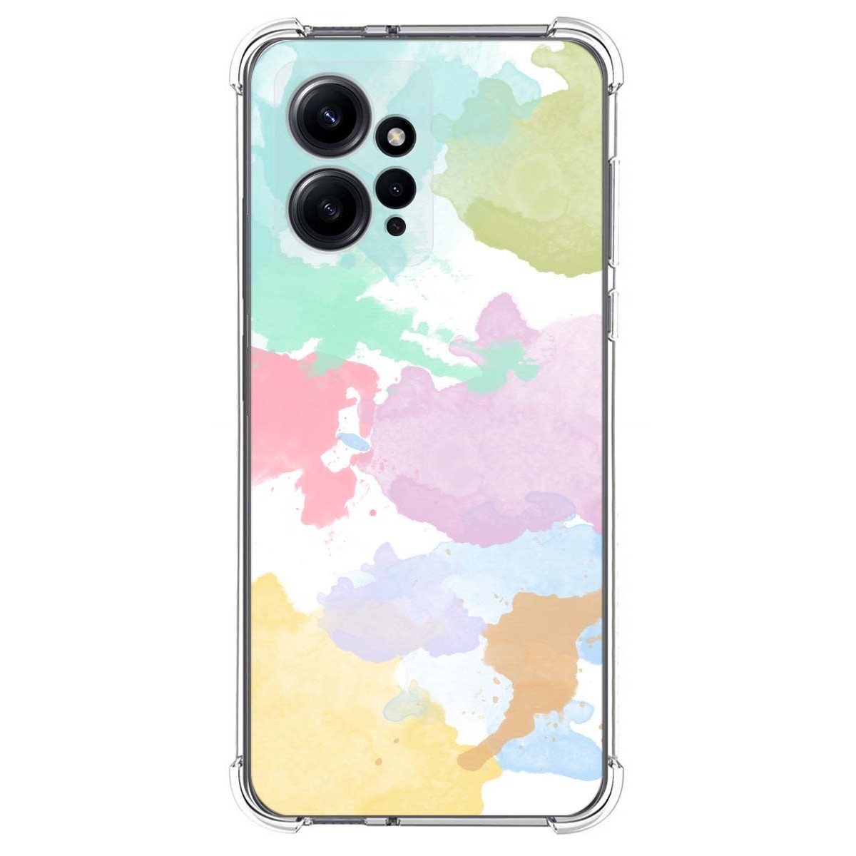Funda Silicona Antigolpes compatible con Xiaomi Redmi Note 12 4G diseño Acuarela 11 Dibujos