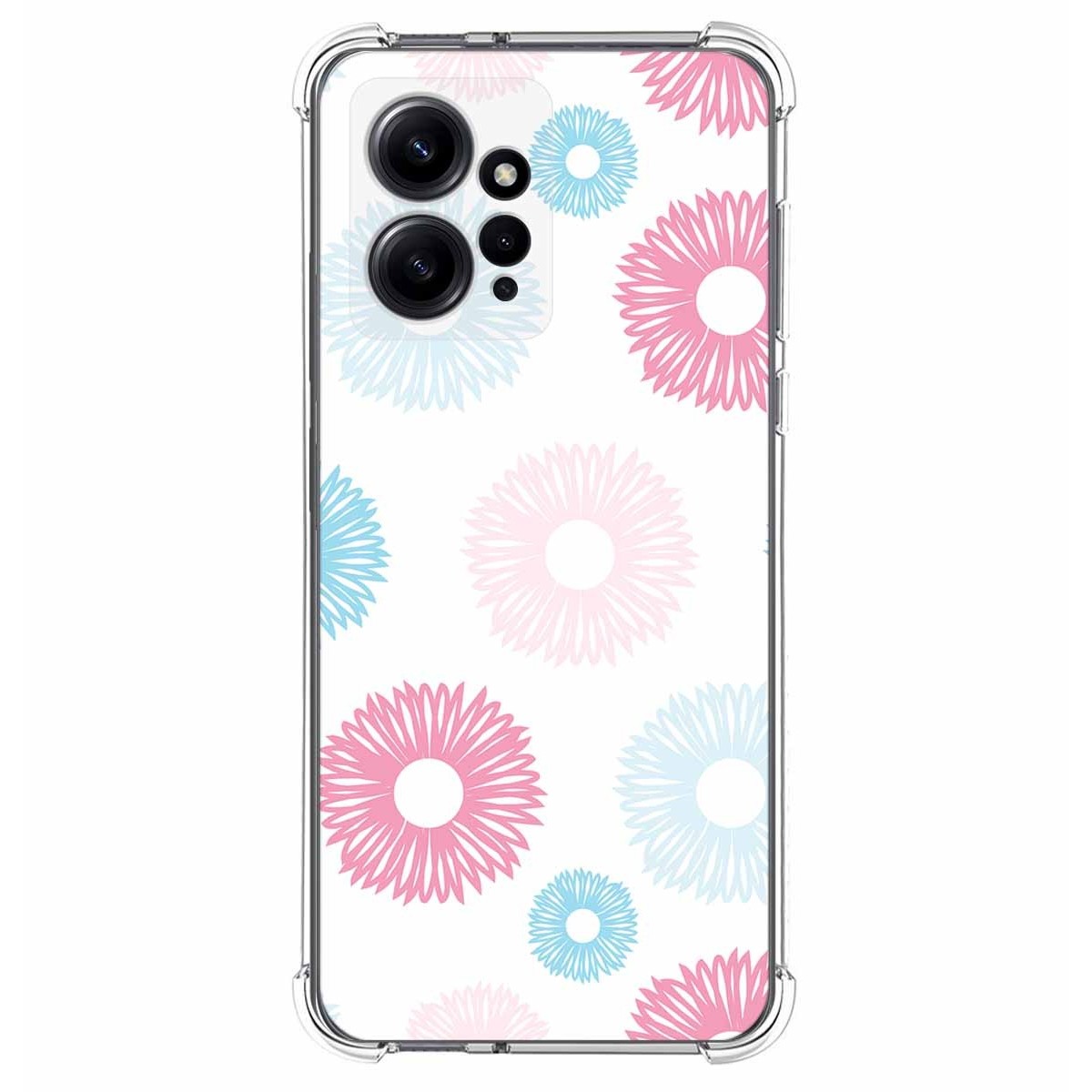 Funda Silicona Antigolpes compatible con Xiaomi Redmi Note 12 4G diseño Flores 06 Dibujos