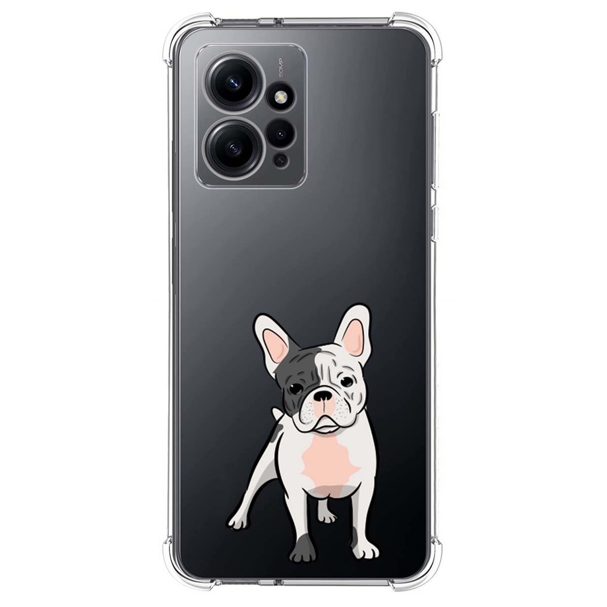 Funda Silicona Antigolpes compatible con Xiaomi Redmi Note 12 4G diseño Perros 06 Dibujos