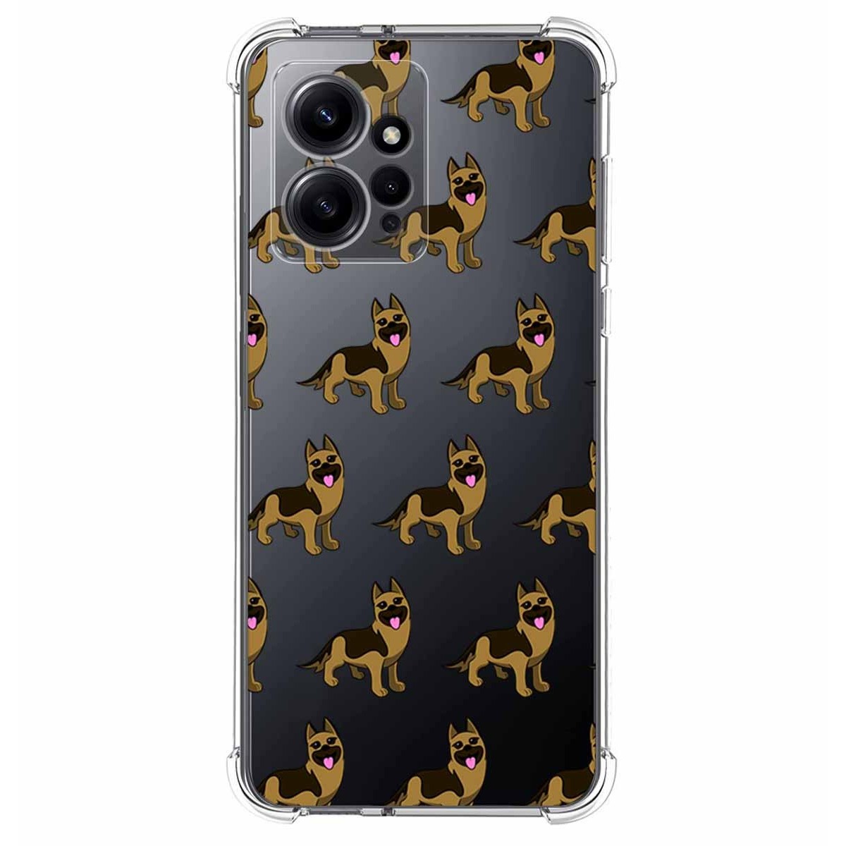 Funda Silicona Antigolpes compatible con Xiaomi Redmi Note 12 4G diseño Perros 09 Dibujos