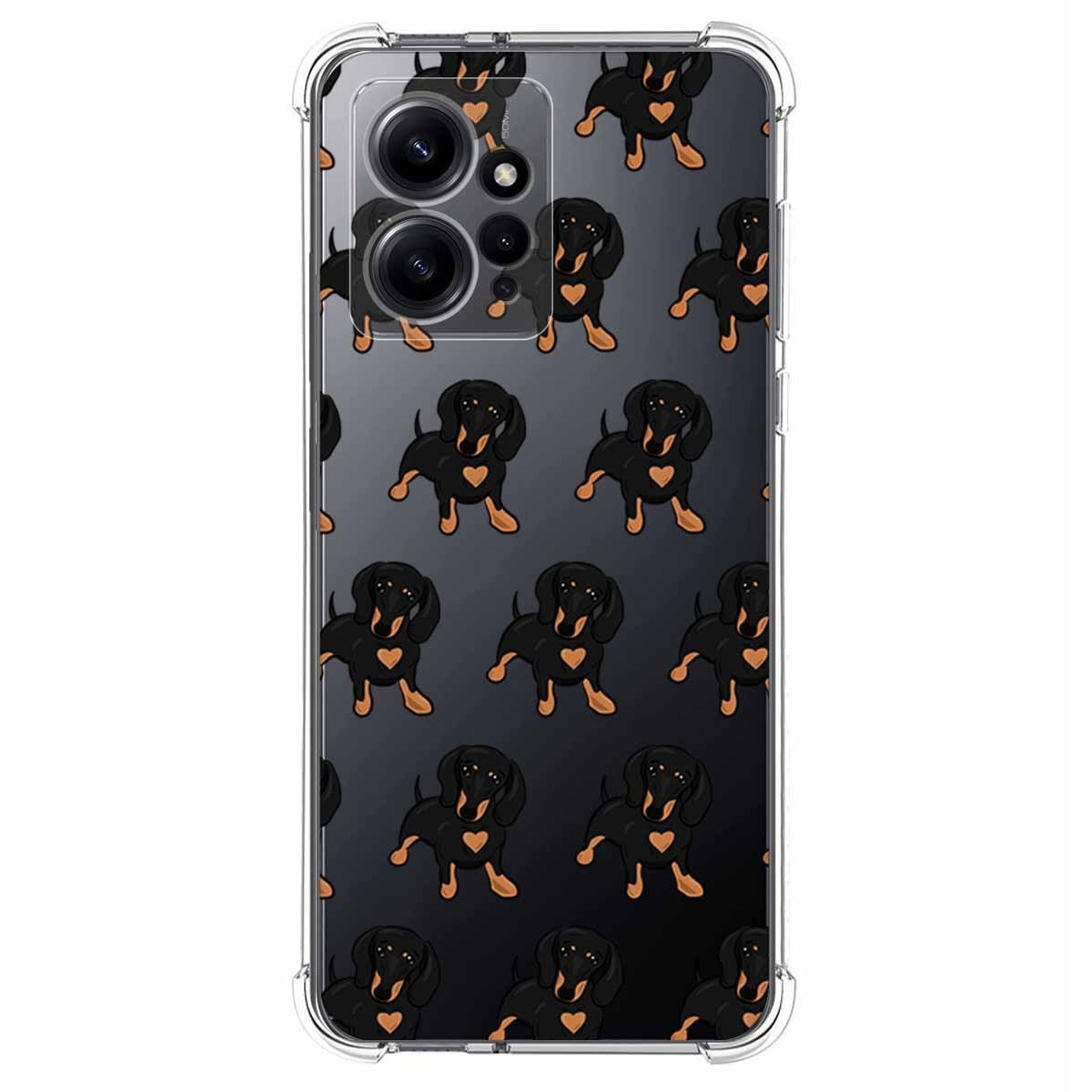 Funda Silicona Antigolpes compatible con Xiaomi Redmi Note 12 4G diseño Perros 10 Dibujos