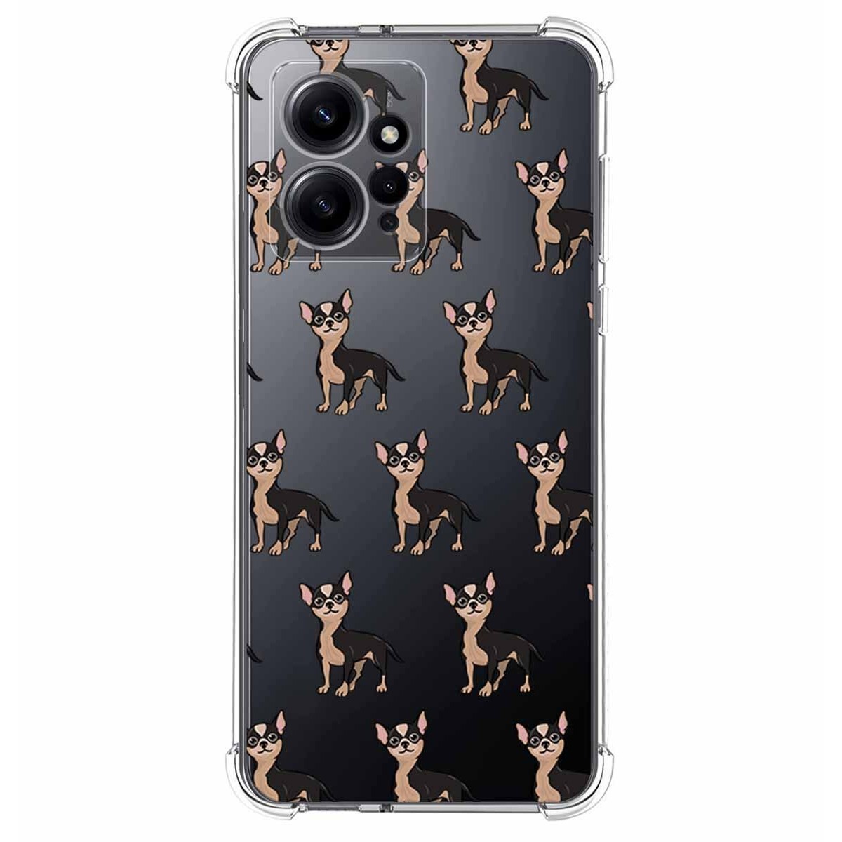 Funda Silicona Antigolpes compatible con Xiaomi Redmi Note 12 4G diseño Perros 11 Dibujos