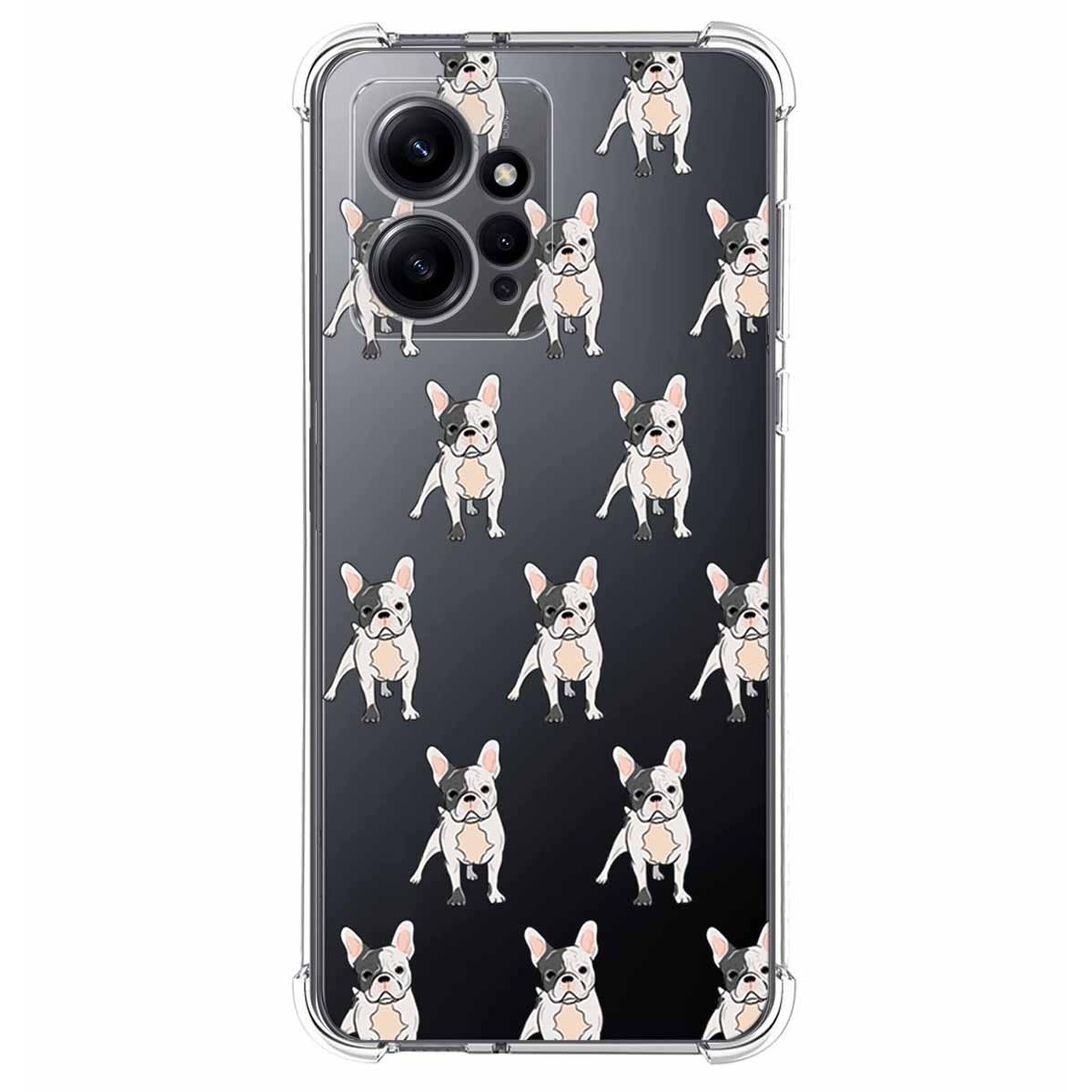 Funda Silicona Antigolpes compatible con Xiaomi Redmi Note 12 4G diseño Perros 12 Dibujos