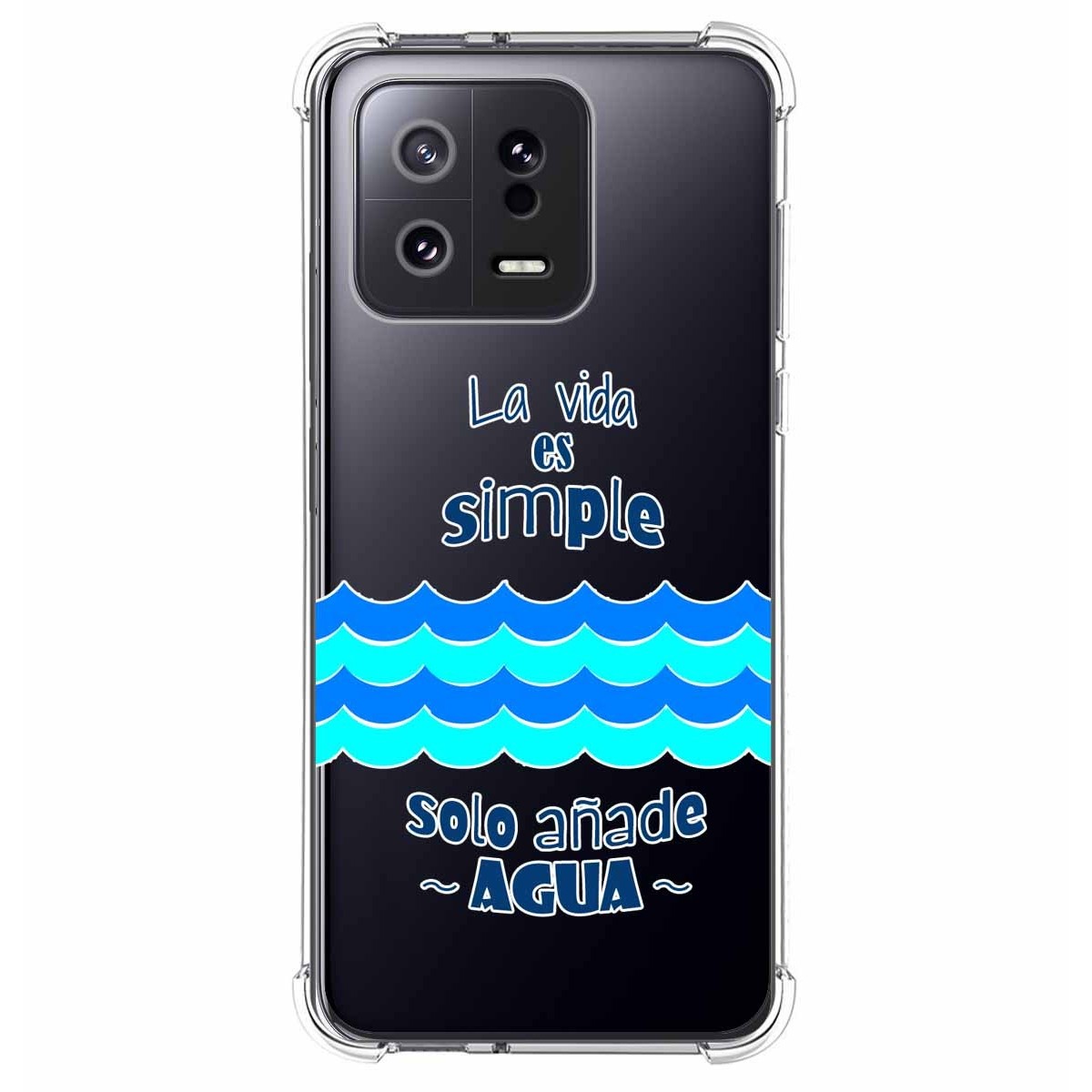 Funda Silicona Antigolpes compatible con Xiaomi 13 5G diseño Agua Dibujos