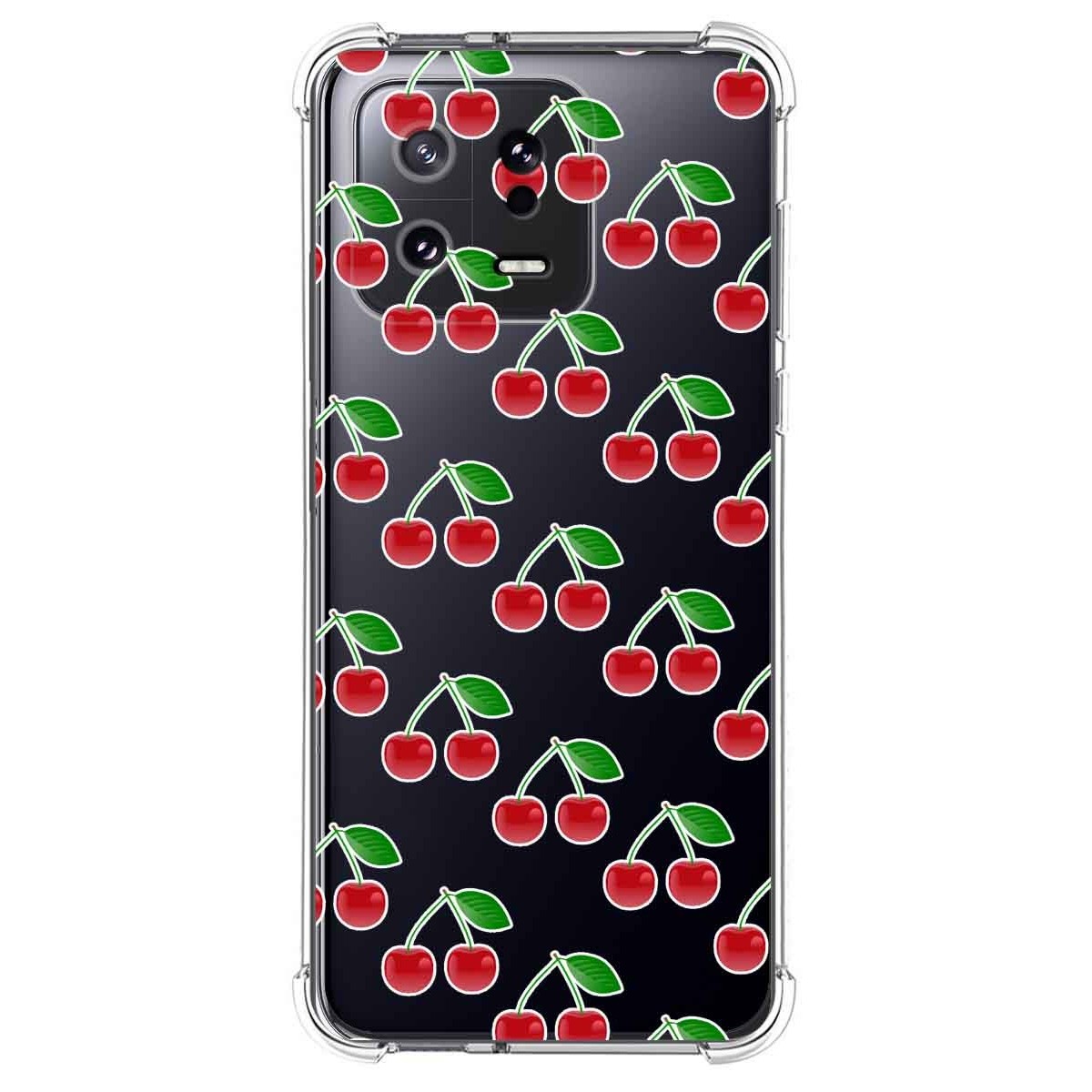 Funda Silicona Antigolpes compatible con Xiaomi 13 5G diseño Cerezas Dibujos