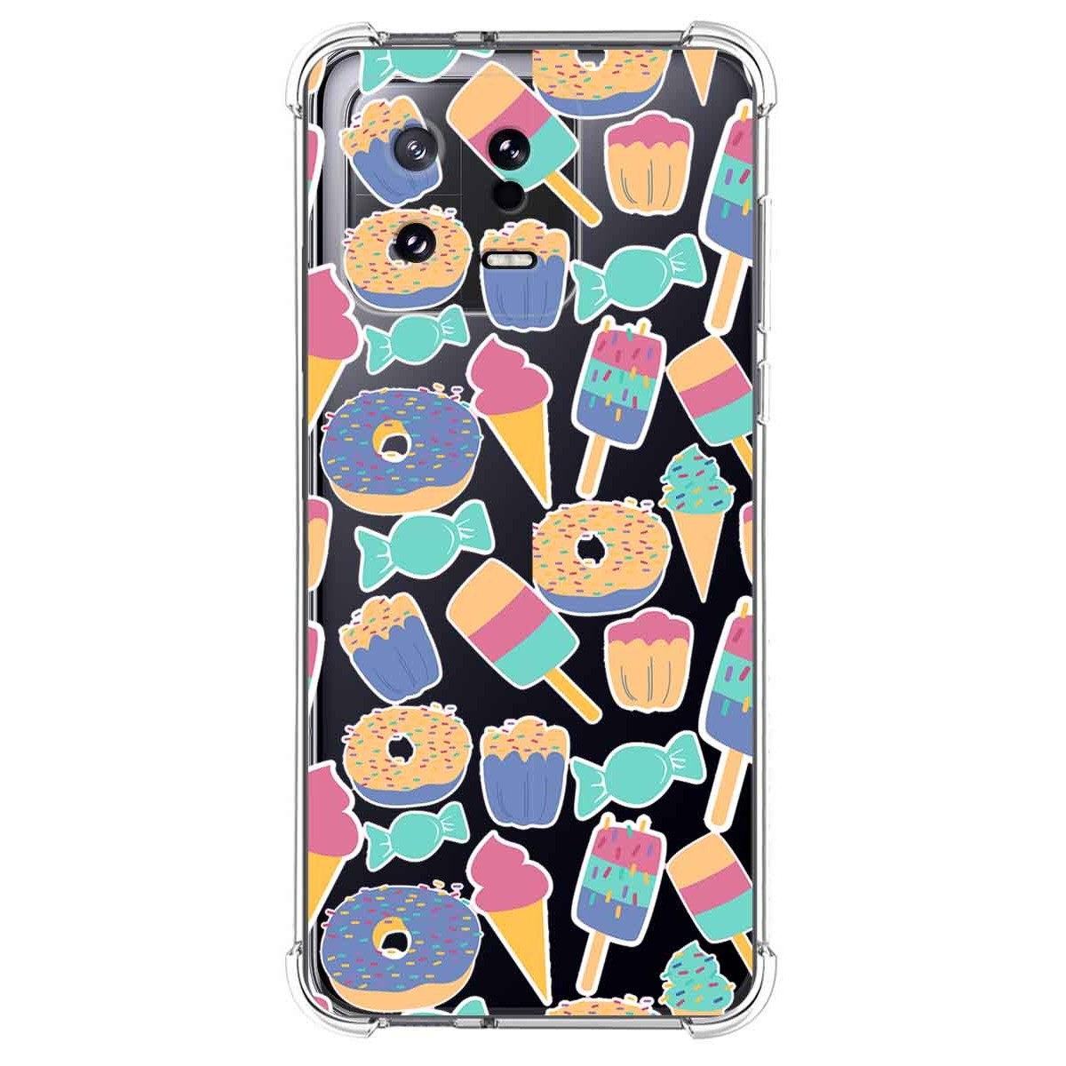 Funda Silicona Antigolpes compatible con Xiaomi 13 5G diseño Dulces 02 Dibujos
