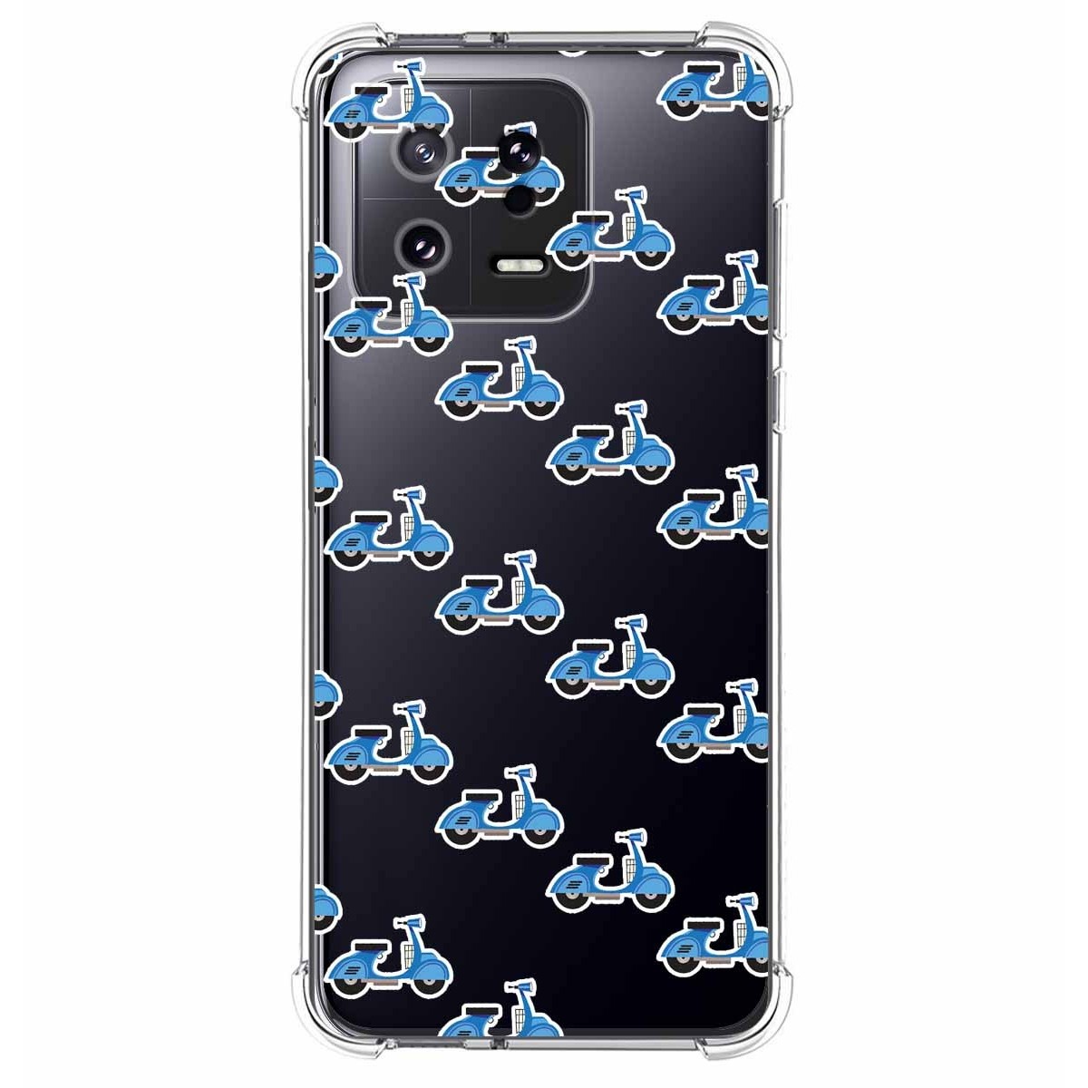 Funda Silicona Antigolpes compatible con Xiaomi 13 5G diseño Scooter Dibujos