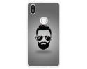 Funda Gel Tpu para Bq Aquaris X5 Plus Diseño Barba Dibujos